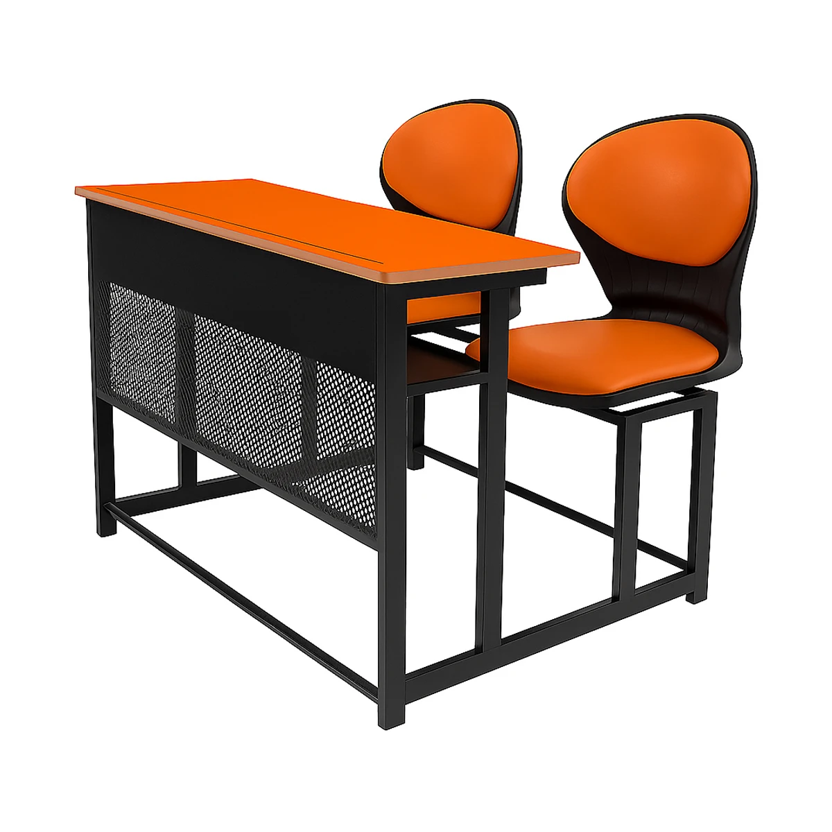 نیمکت دانش آموزی 2 نفره مدل صدفی