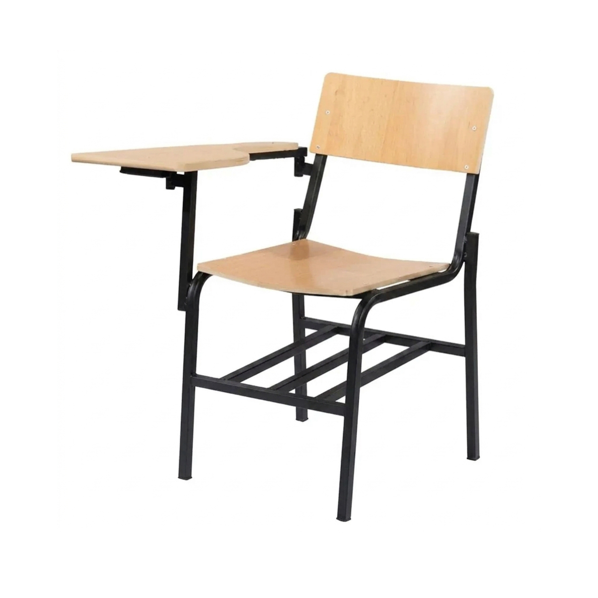 MDF student chair with armrests